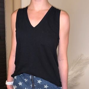 Madewell Blank Tank Top with Front Pocket